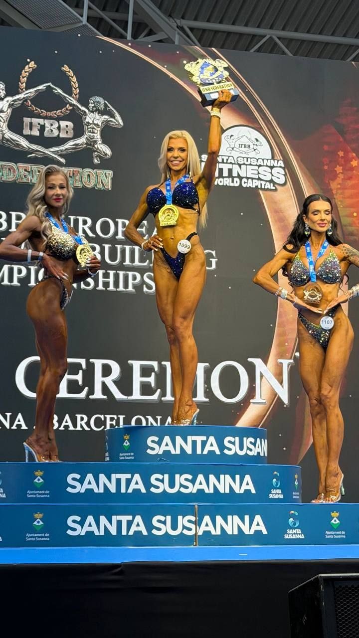 Лучанка - дворазова чемпіонка Європи з бодібілдингу 