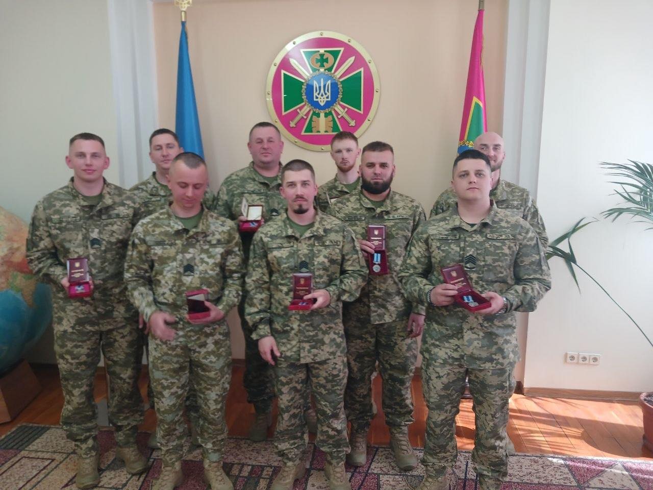 Дев’ять прикордонників з Волині отримали державні відзнаки 