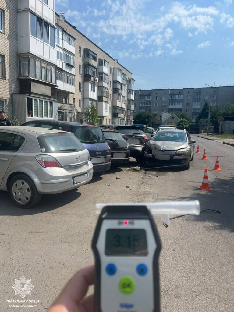 У Луцьку водій “під шафе” спричинив масштабну ДТП  