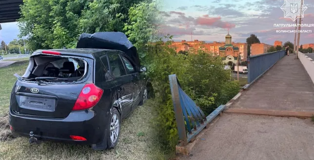 Луцьк водій п'яний КІА збив міст