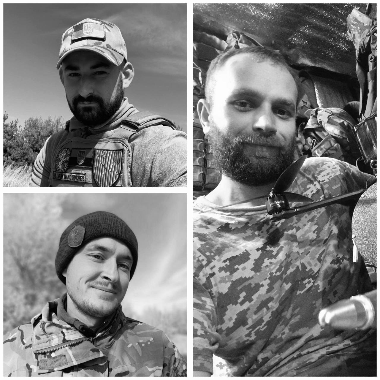 Полеглі Захисники України – Іван Алексюк, Віктор Сохацький та Микола Голубюк.