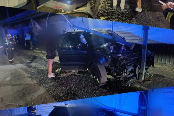 У Луцьку водій “під шафе”, втікаючи від патрульних, врізався в металеві опори 