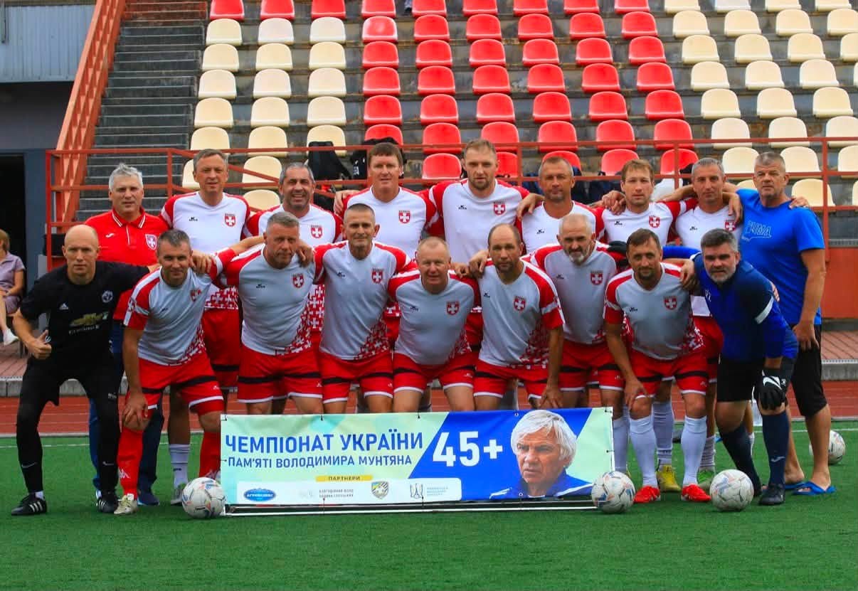 ЛСТМ №536 чемпіон України ветерани футбол 45+