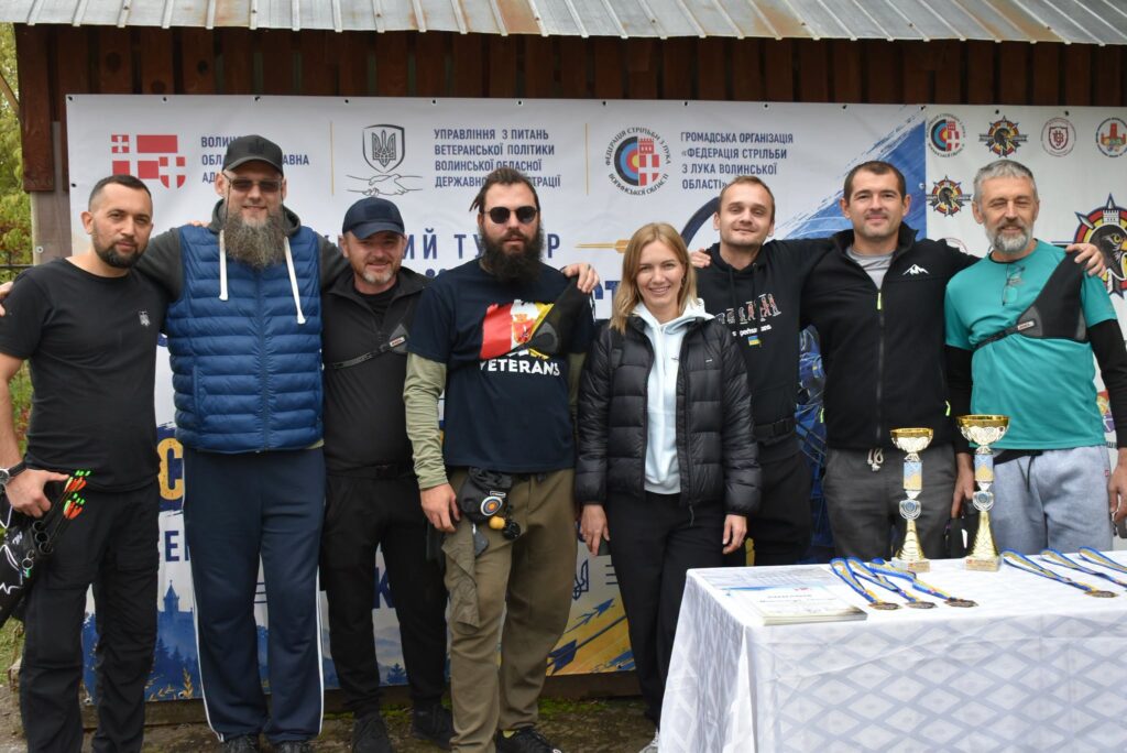 На Волині відбувся відкритий турнір зі стрільби з лука серед ветеранів 