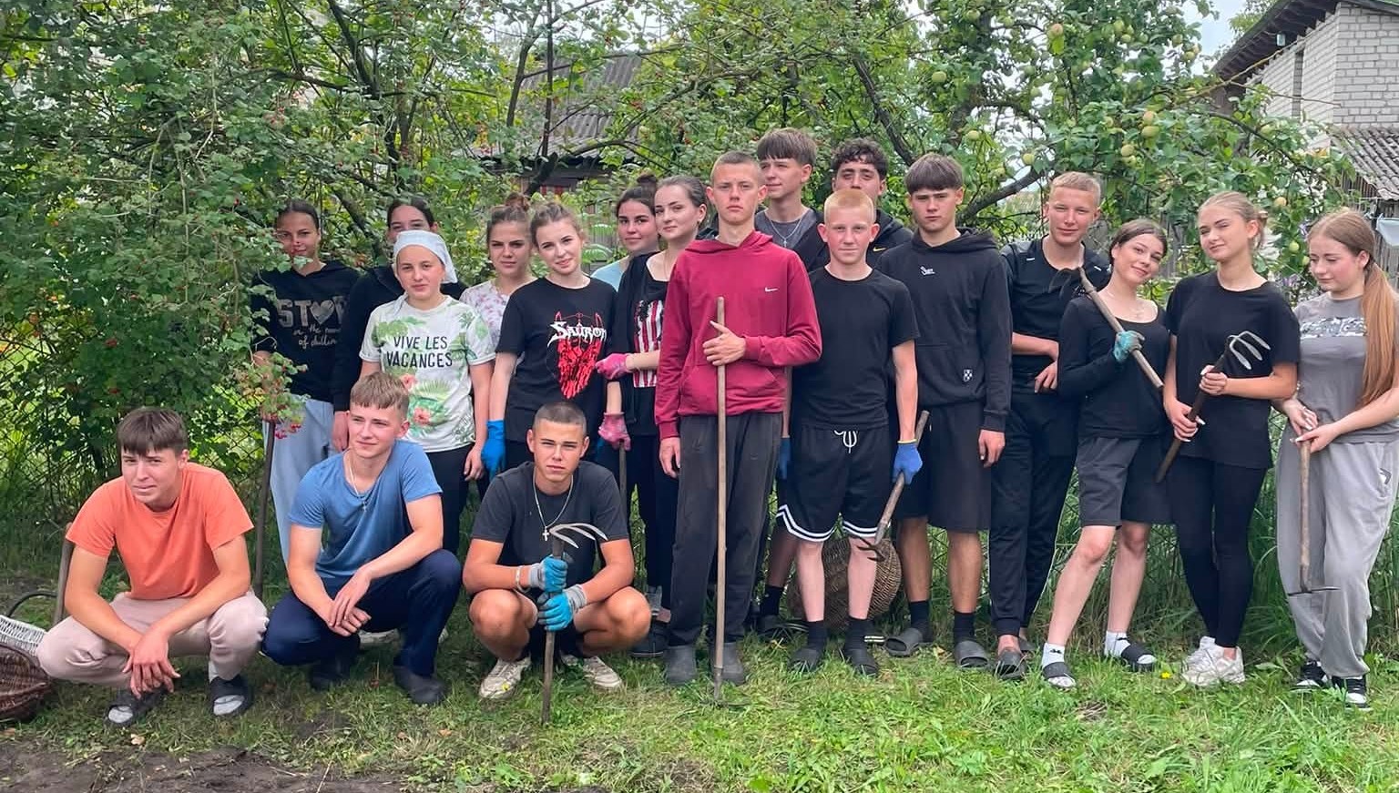 Заболоття ліцей діти викопали картоплю мамі з інвалідністю мобілізованого солдата Волинь