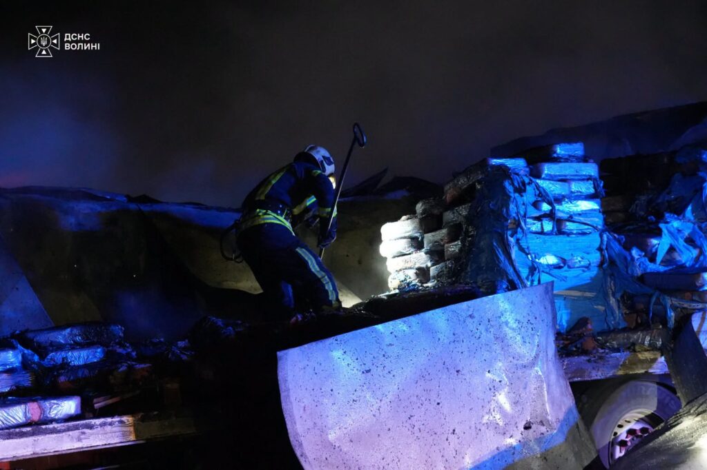 Наслідки атаки ворожих дронів на Волинь