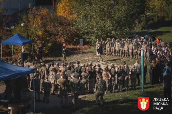 У Луцьку відкрили тактичний майданчик для молоді 